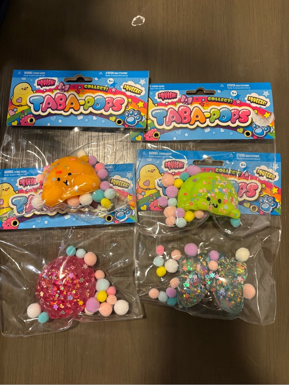 Kids Squishy Sensory Toy - Assorted Colors (Orange, Green, Pink, Multicolor)